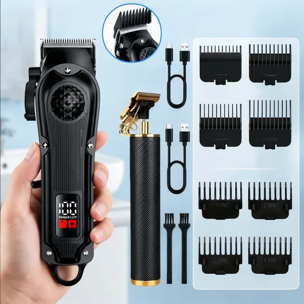 Men'S Grooming Products - Máquina de Cortar Cabelo Profissional com