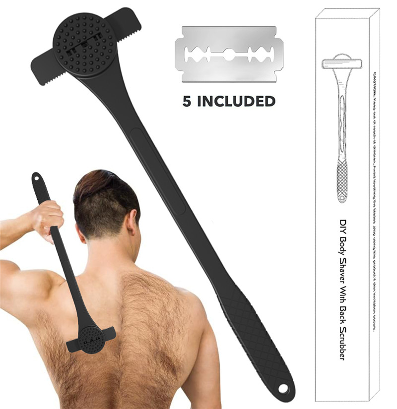 Men'S Grooming Shaver - Removedor de Pelos Flexível com Cabo