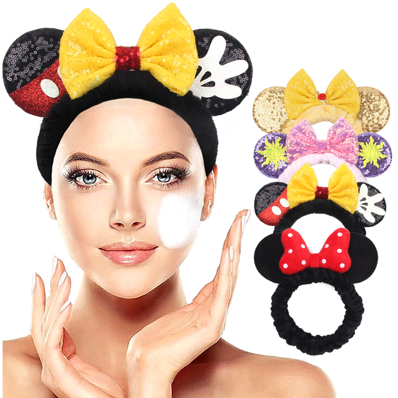 Face Wash Mens - Novo mouse orelhas lavagem rosto bandana