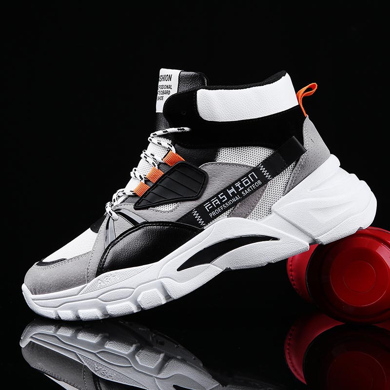 Young Men'S Grooming - Hightop-Sapatilhas Esportivas Masculinas, Sapatilhas de Cima