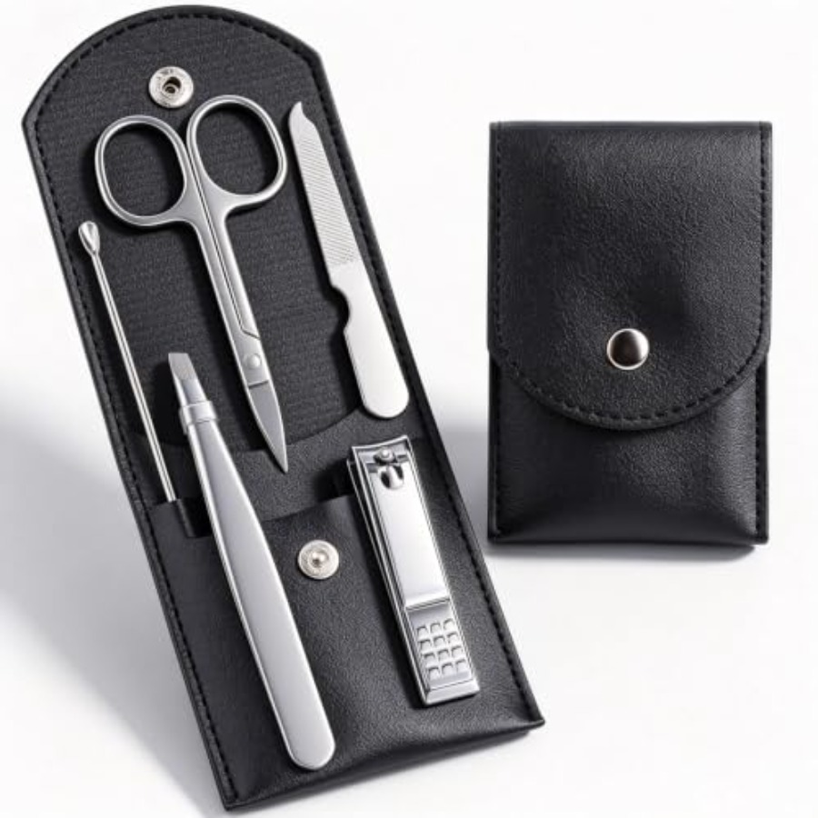 Mens Grooming Travel Kit - Conjunto de Manicure de Viagem HANTEKAS,