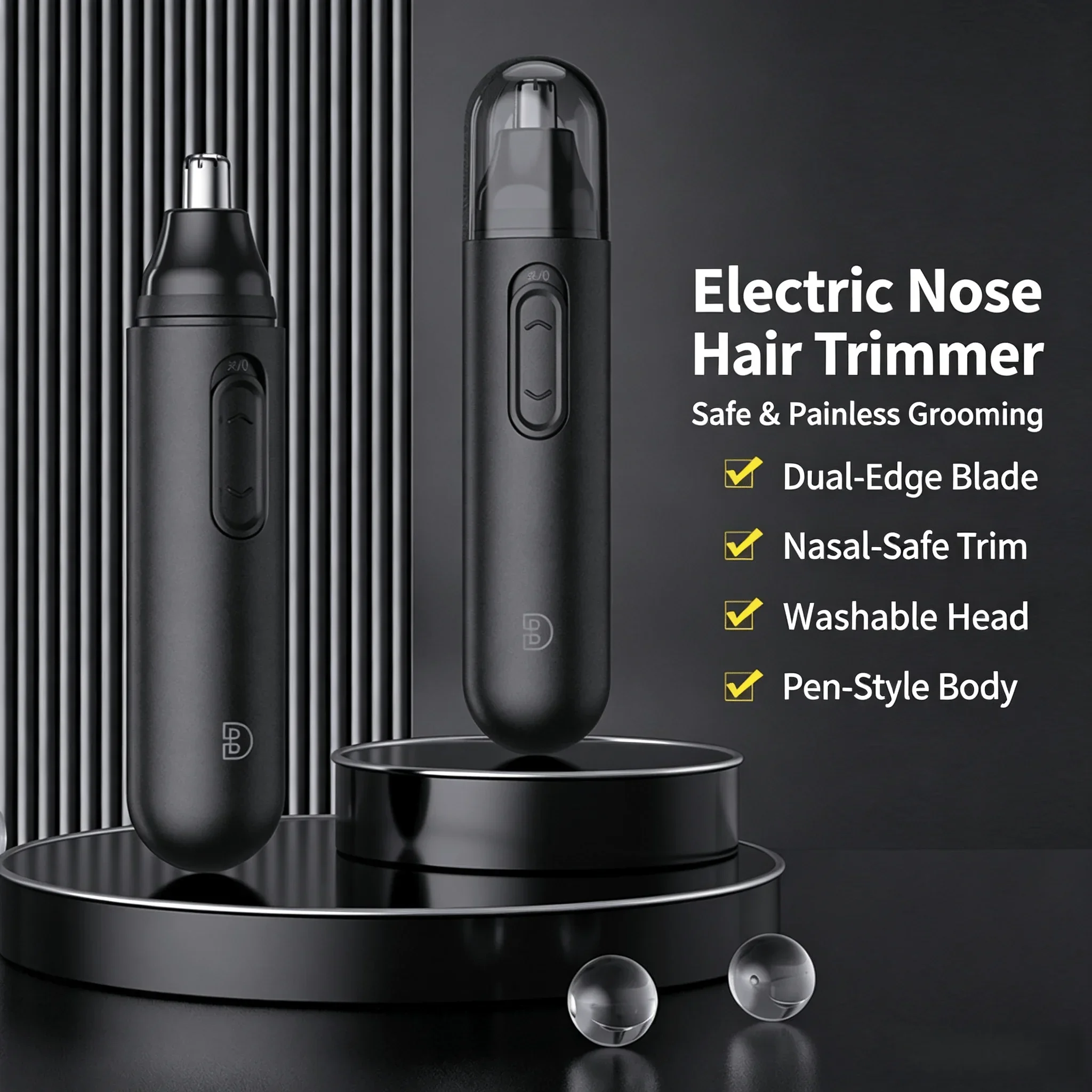 Men'S Grooming Nose And Ear - Aparador Elétrico Multifuncional de Pelos Nasais