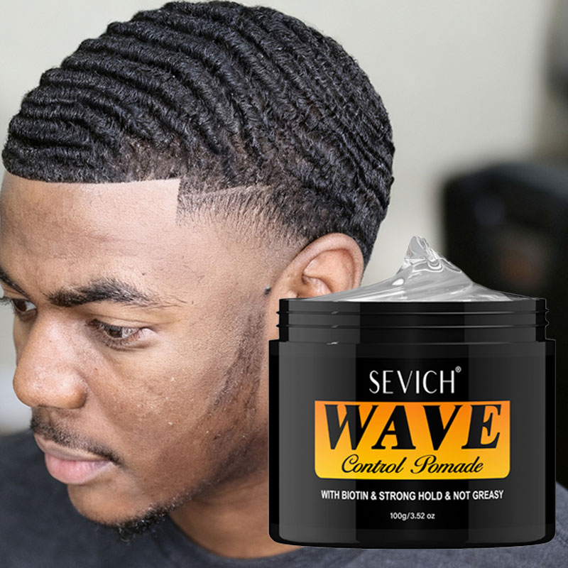 Men'S Grooming Gel - Pomada para Cabelos Ondulados Profundos para