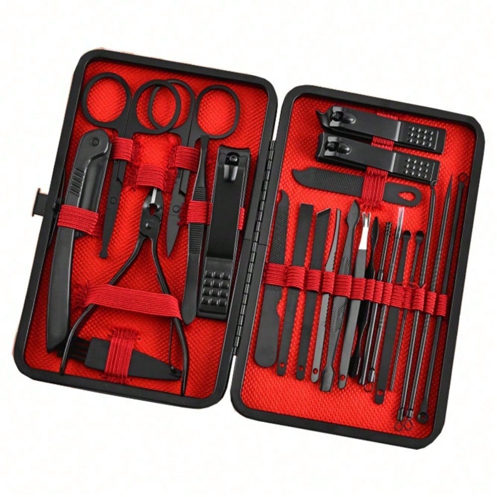 Mens Grooming Box - Conjunto Profissional de Manicure e Pedicure