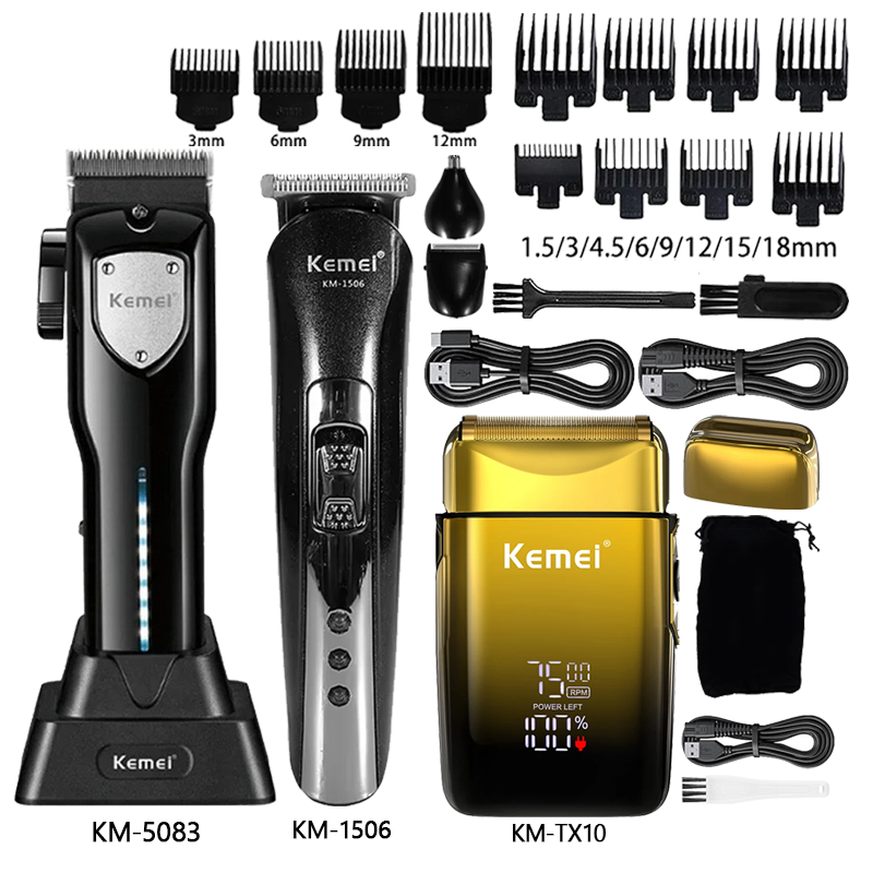Men'S Grooming Shaver - Máquina de Cortar Cabelo Masculina Profissional