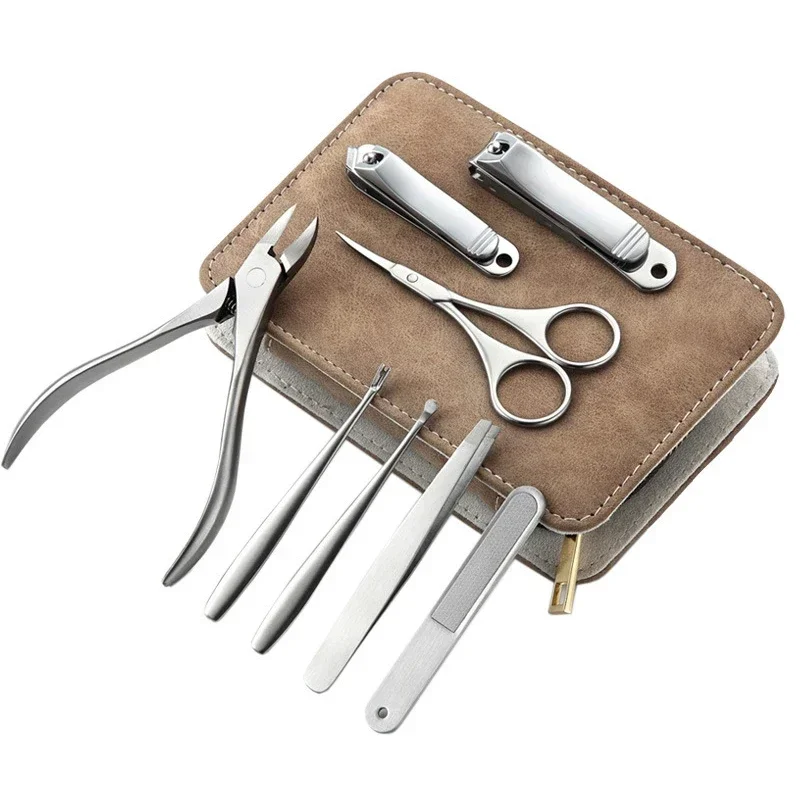 Mens Grooming Box - 8/12 pçs kit de manicure profissional