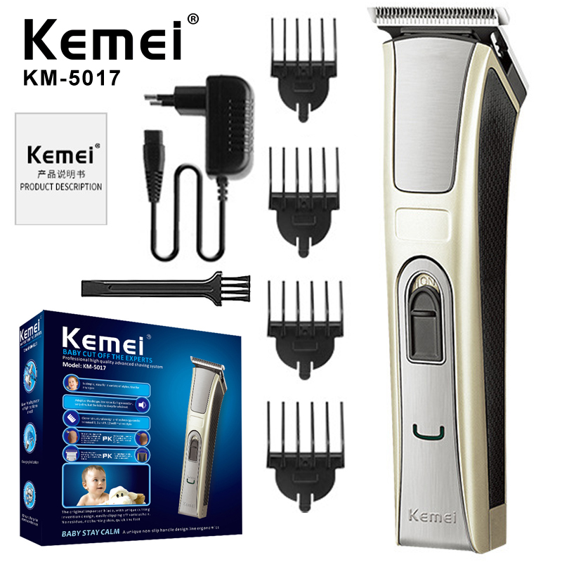 Mens Grooming Box - Kemei-Clipper de cabelo recarregável para homens