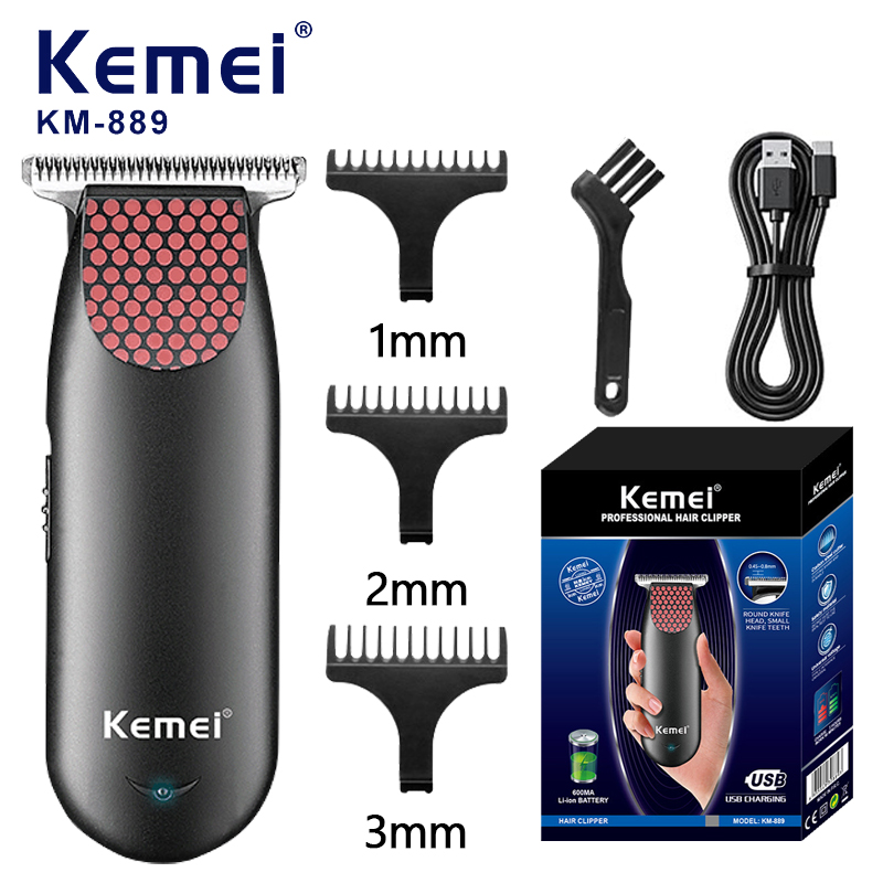 Kemei 889 profissional bolso s - Mens Grooming Box avaliação e preço