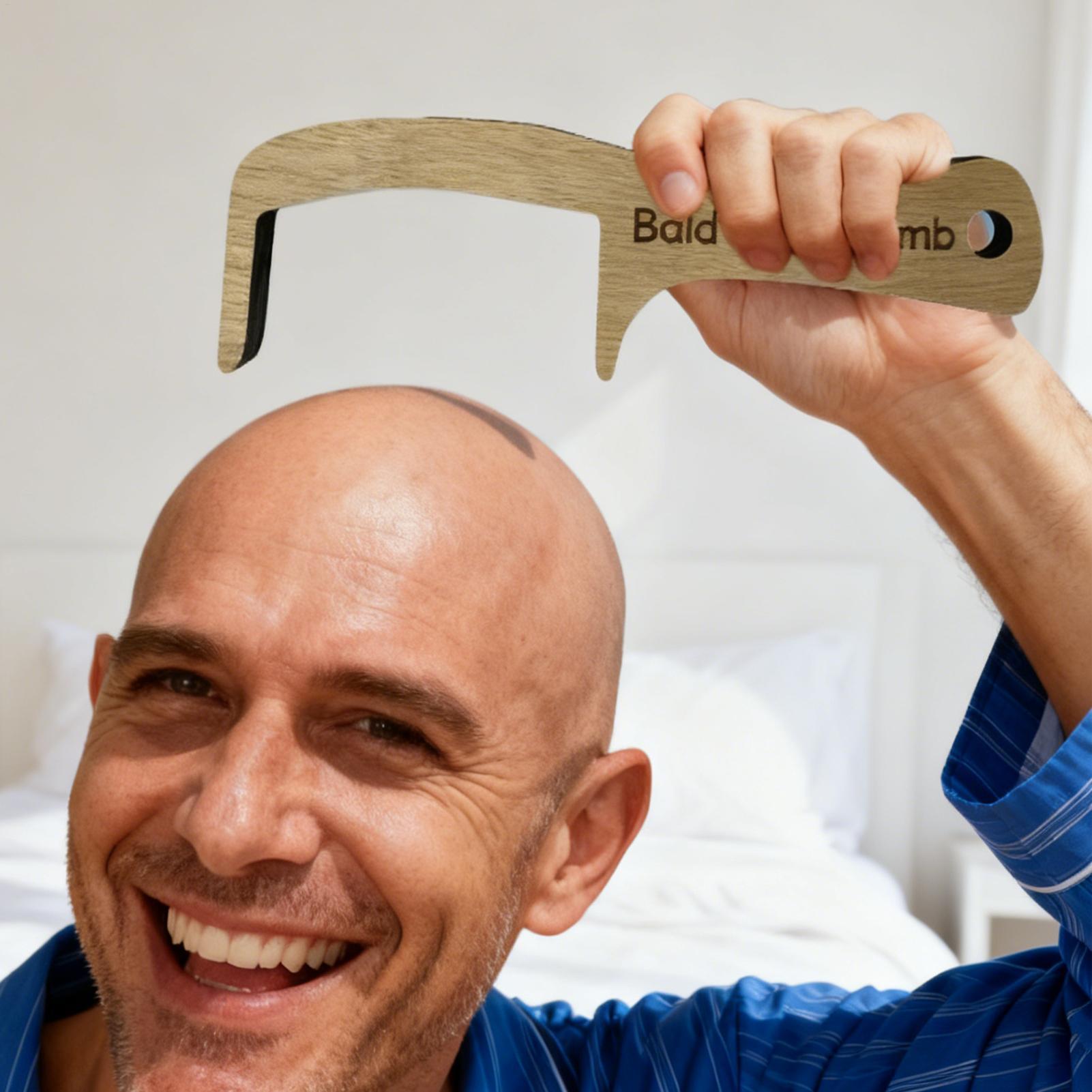 Homem careca pente engraçado b - Men'S Grooming Products avaliação e preço