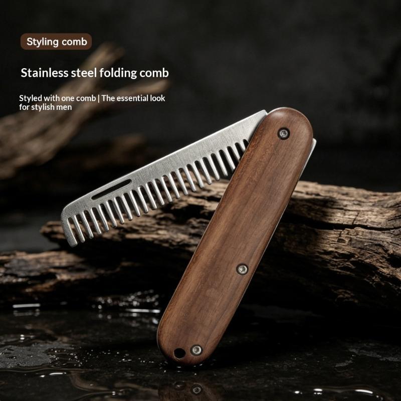 1 Pente de Barba Dobrável Prof - Mens Grooming Travel Kit avaliação e preço