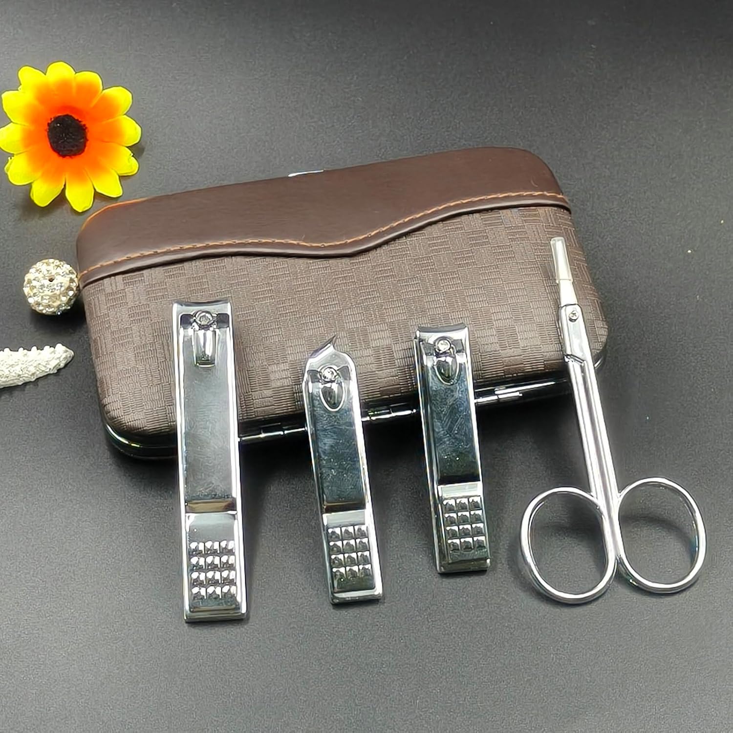 Kit de Manicure Profissional p - Mens Grooming Kit Bag avaliação e preço