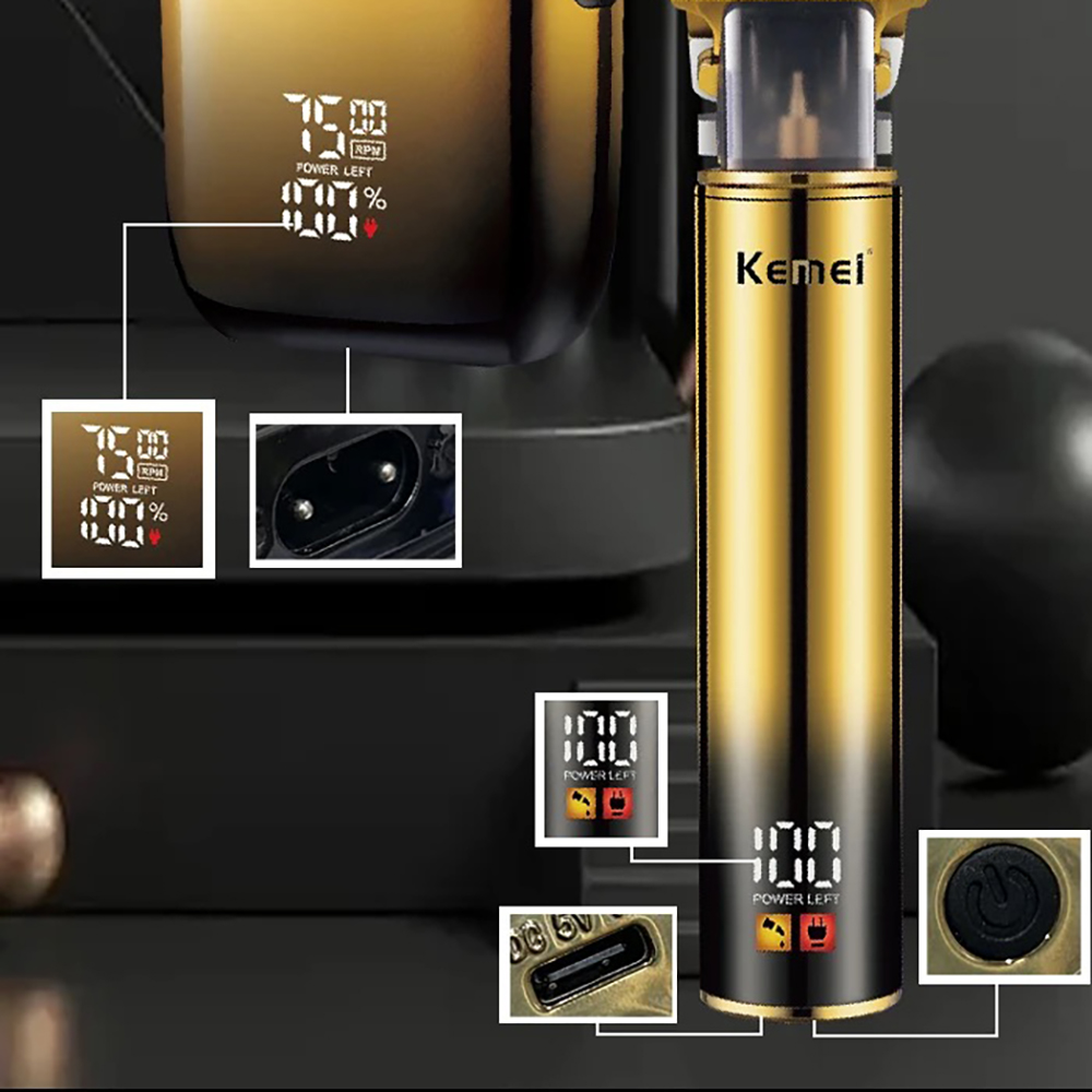 Kemei aparador de cabelo elétr - Men'S Grooming Products avaliação e preço