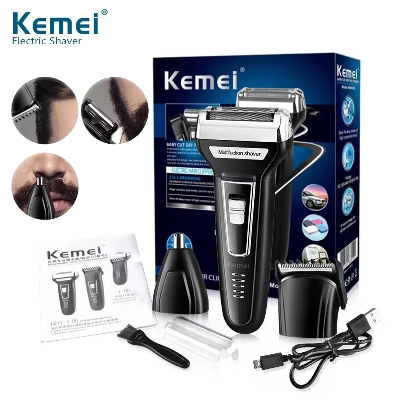 Kemei multifuncional à prova d - Mens Grooming Box avaliação e preço