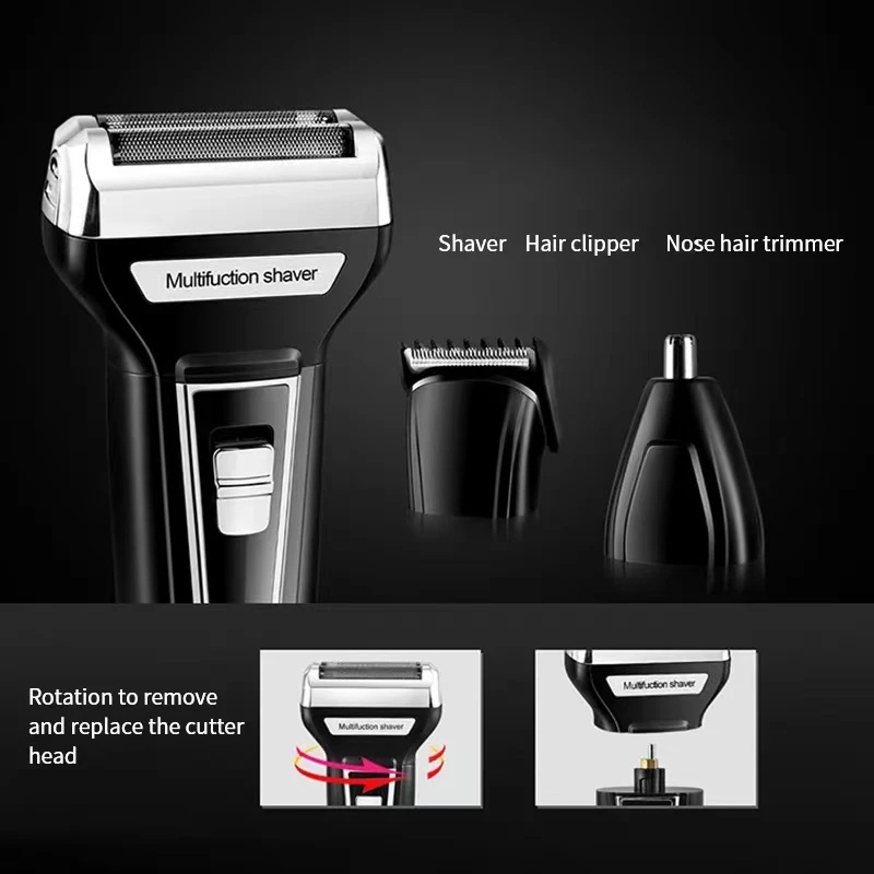Kemei multifuncional à prova d - Mens Grooming Box avaliação e preço