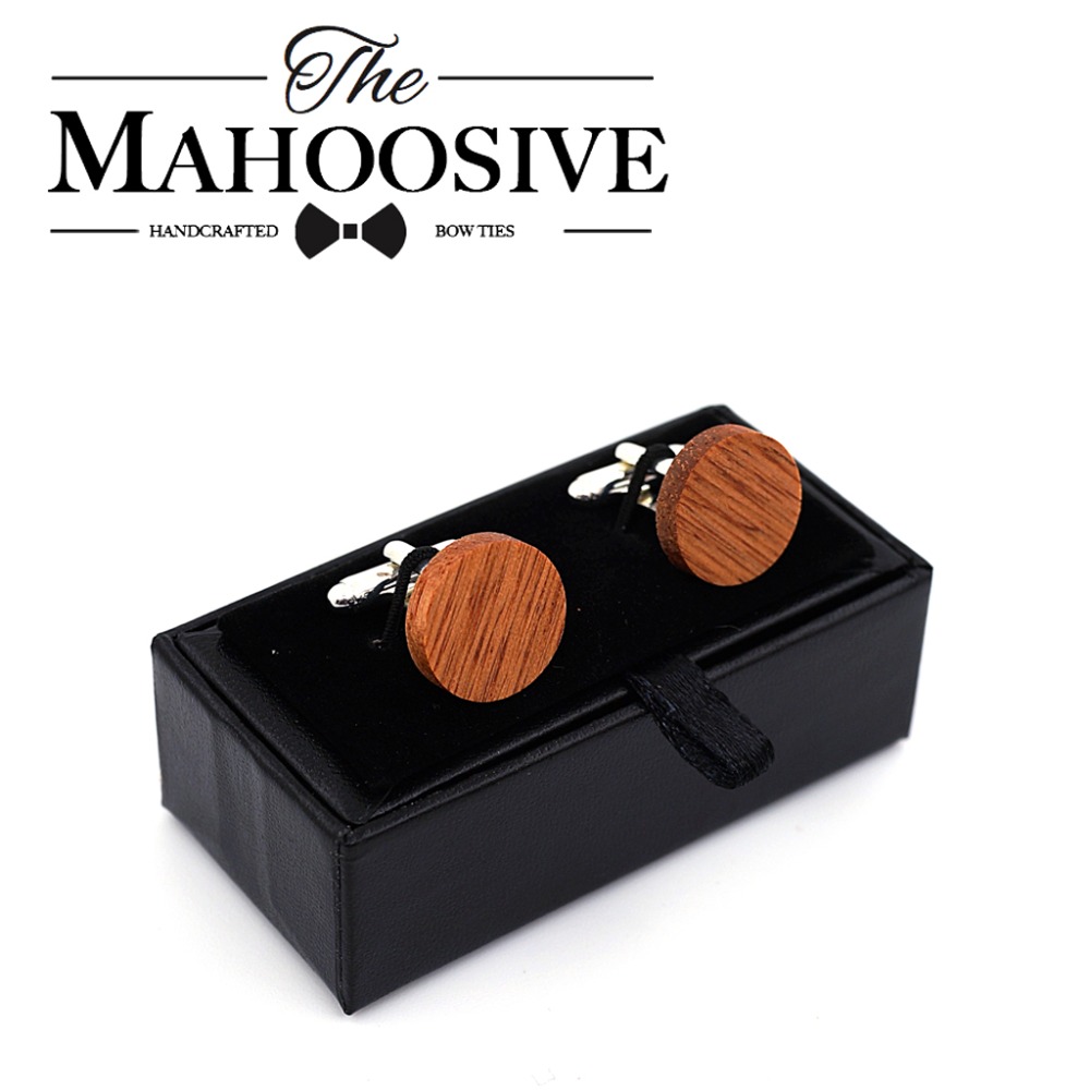 Abotoaduras de madeira MAHOOSI - Mens Grooming Box avaliação e preço