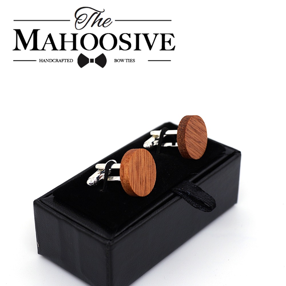 Abotoaduras de madeira MAHOOSI - Mens Grooming Box avaliação e preço
