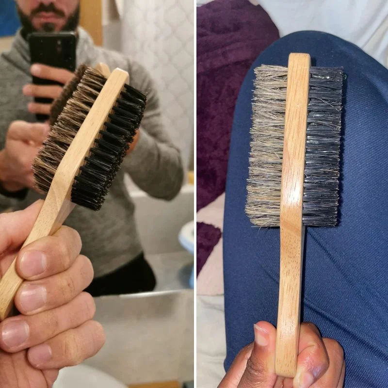 Escova para Barba com Cabo de  - Men'S Grooming Products avaliação e preço
