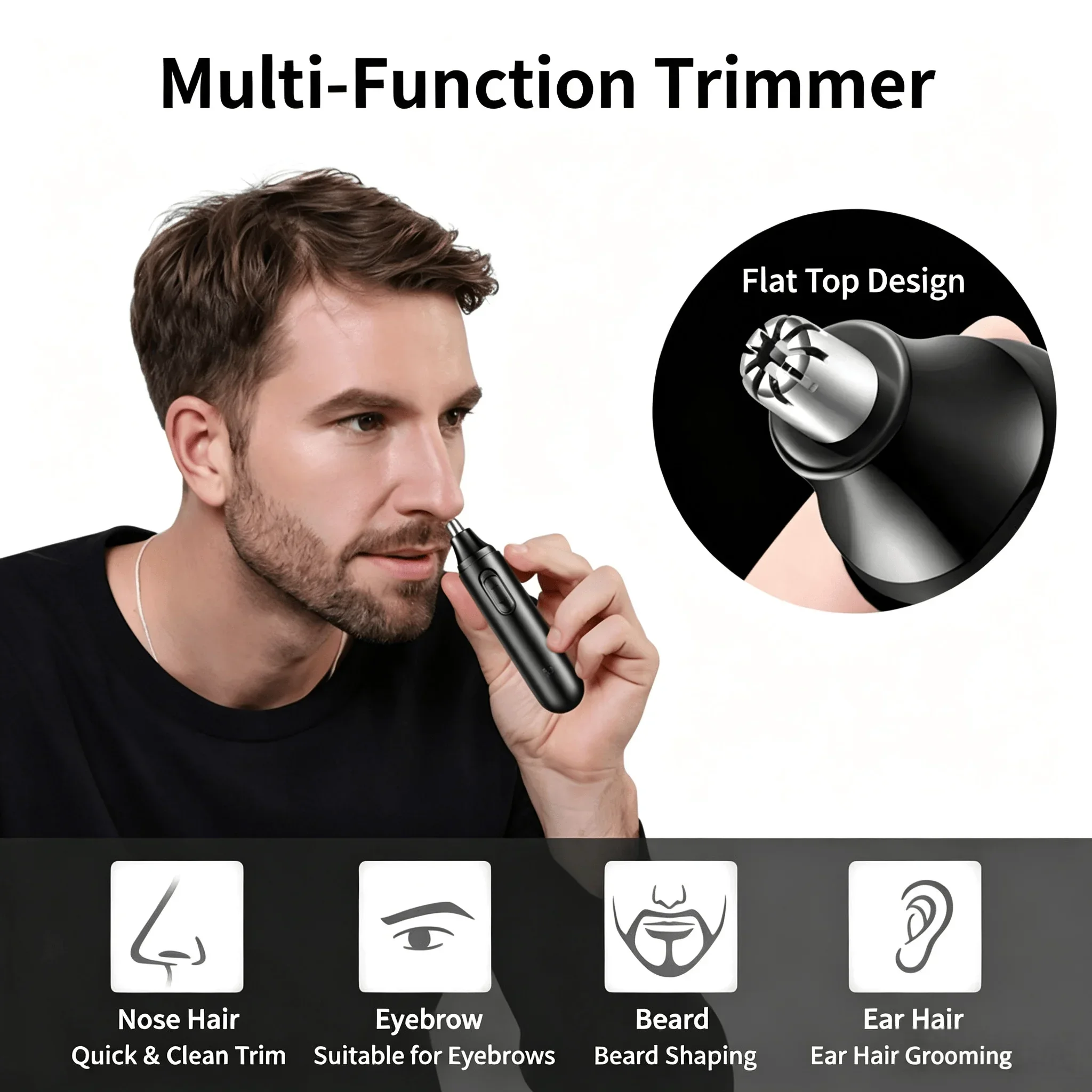 Aparador Elétrico Multifuncion - Men'S Grooming Nose And Ear avaliação e preço