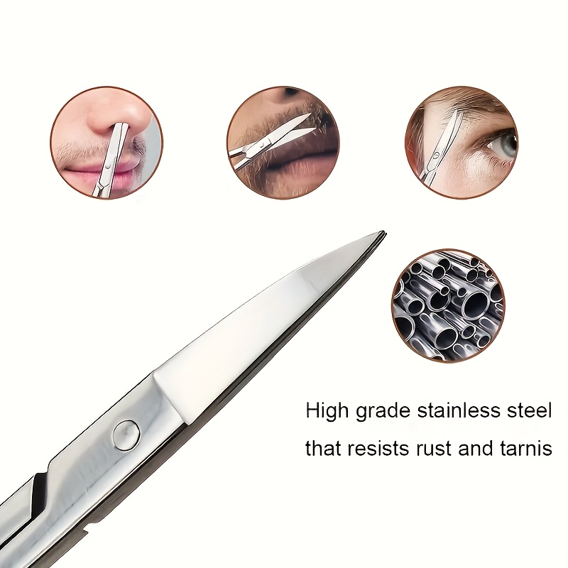Kit de Tesouras Curvas para Ap - Men'S Grooming Nose And Ear avaliação e preço