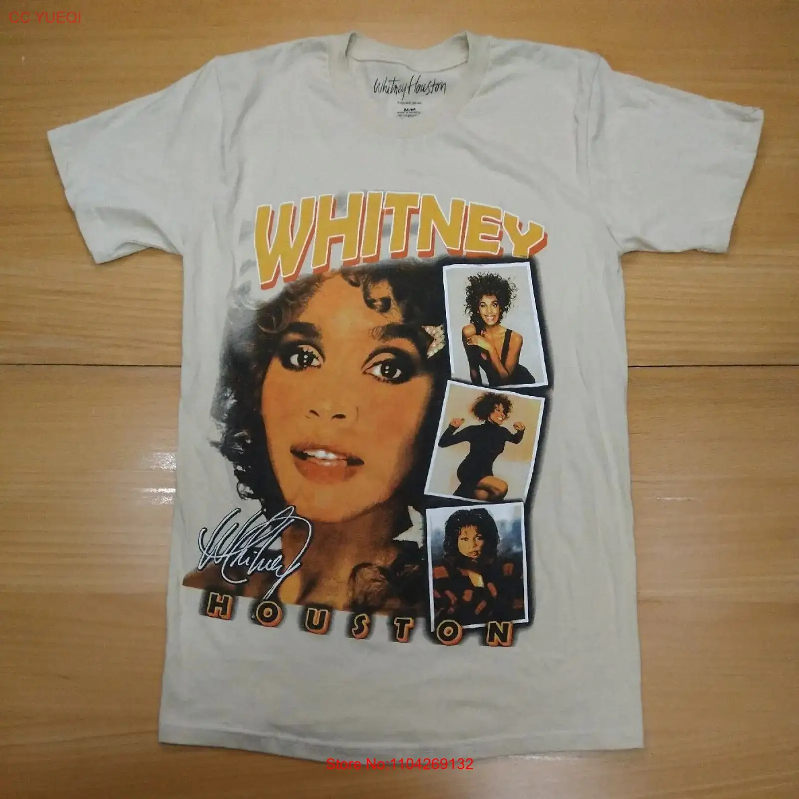 Camiseta Whitney Houston Taman - Face Wash Mens avaliação e preço