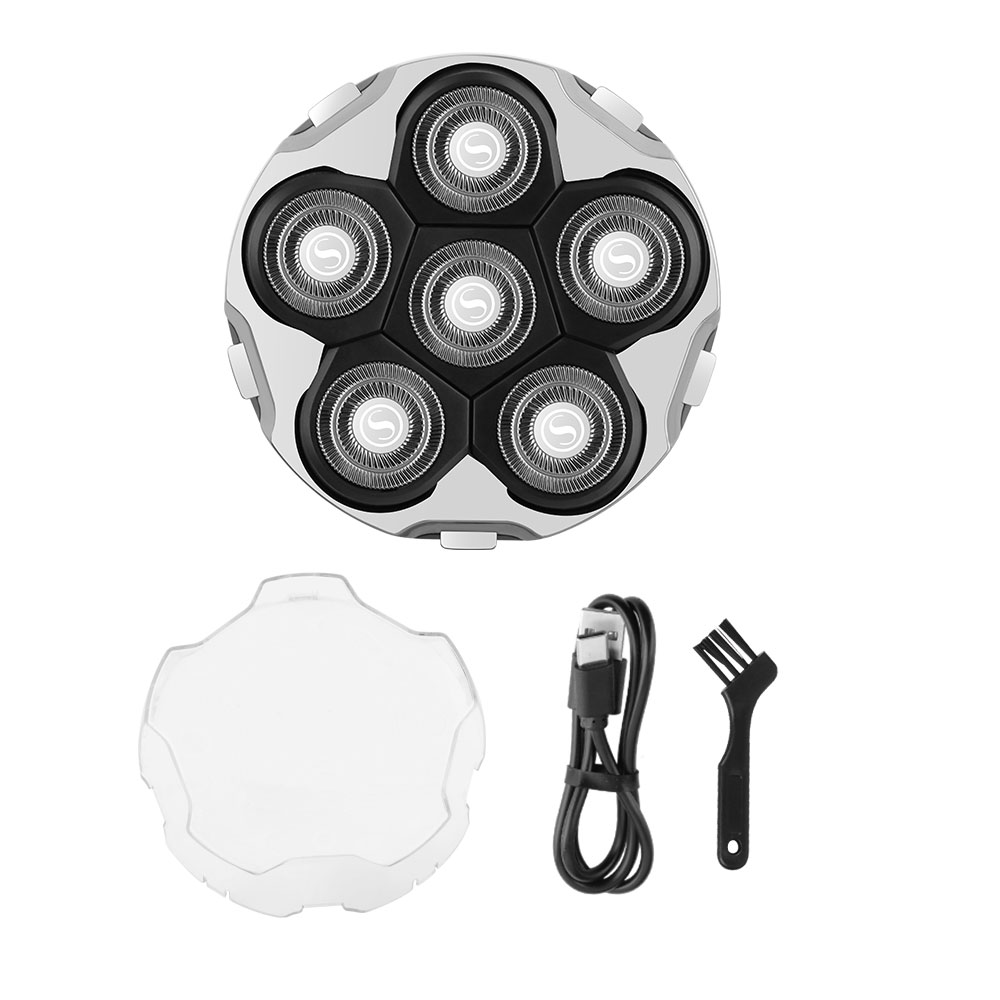 Aparador Elétrico de 6 Cabeças - Mens Grooming Travel Kit avaliação e preço