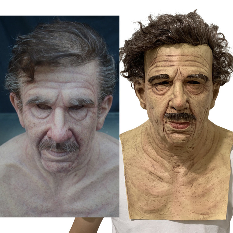 Máscara realista de silicone p - Face Wash Mens avaliação e preço