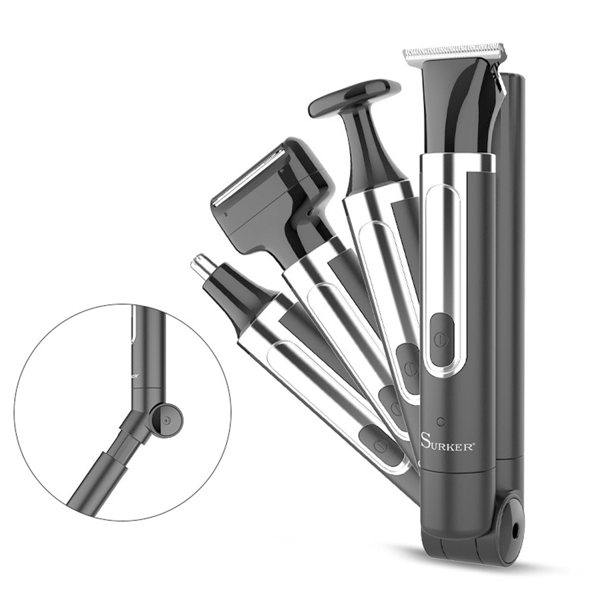 Surker 4 em 1 barbeador para h - Men'S Grooming Nose And Ear avaliação e preço