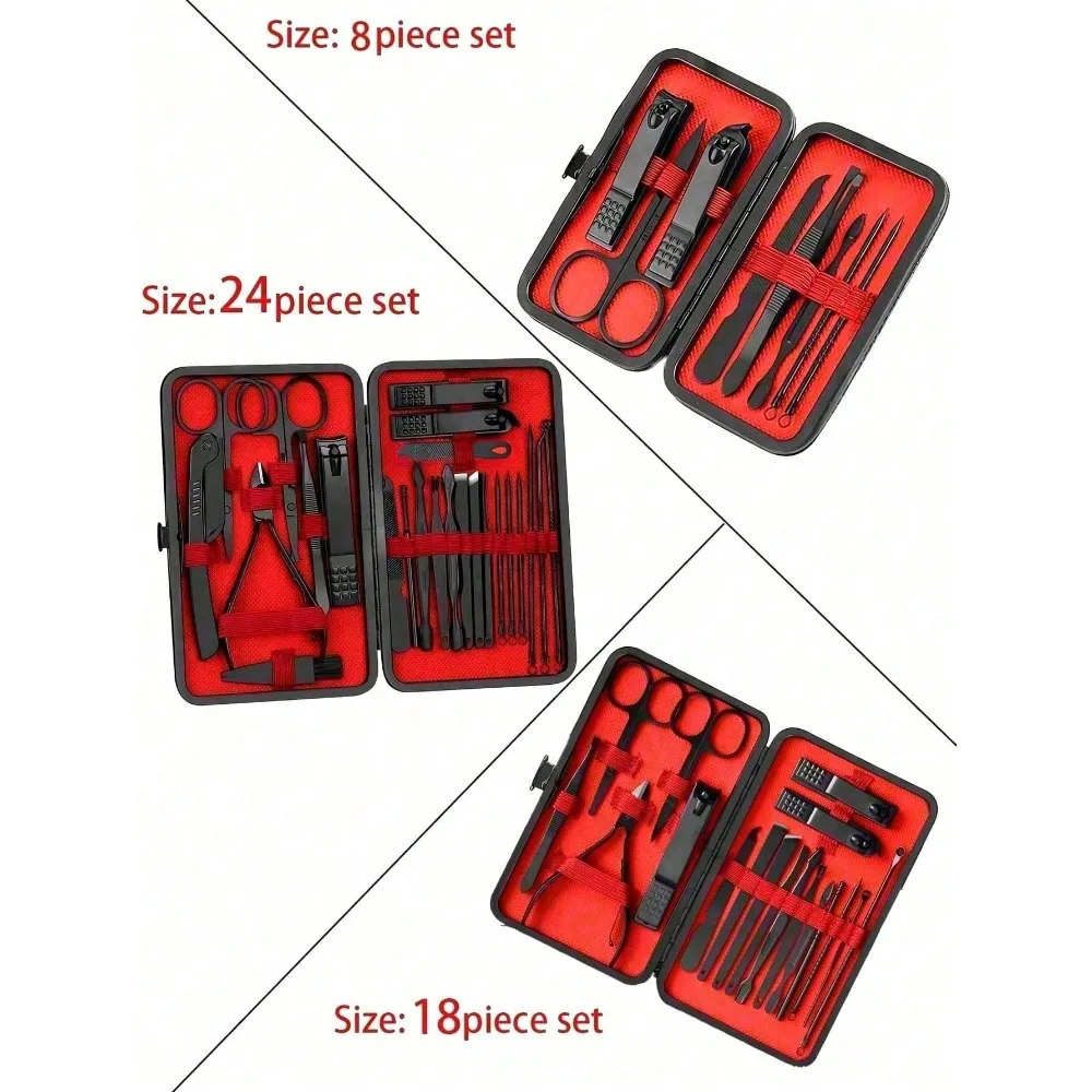 Conjunto Profissional de Manic - Mens Grooming Travel Kit avaliação e preço