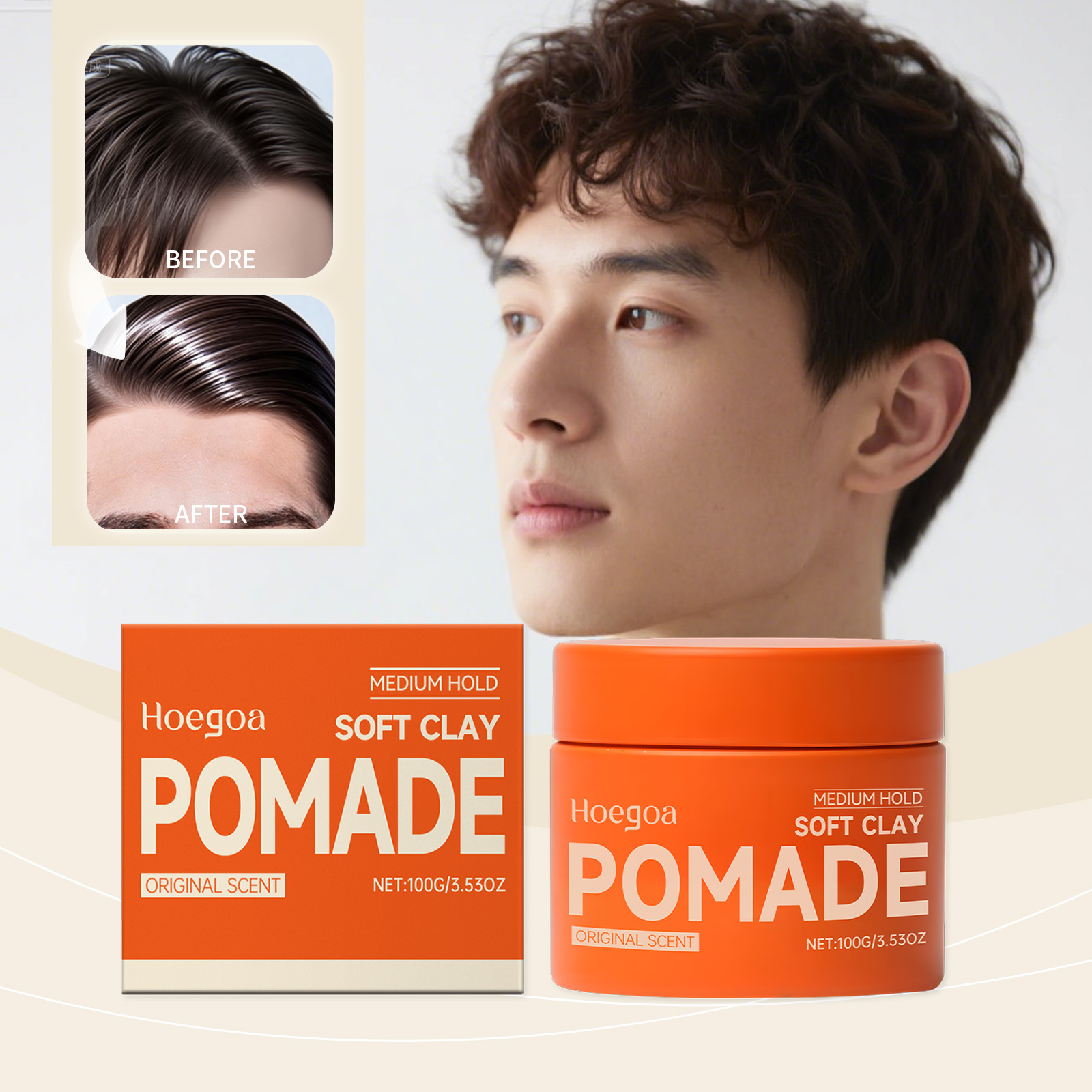 Cera de cabelo original de lon - Men'S Grooming Gel avaliação e preço