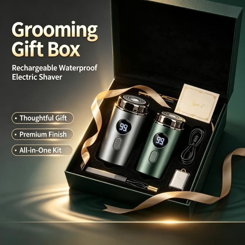 Barbeador Elétrico Recarregáve - Mens Grooming Box avaliação e preço