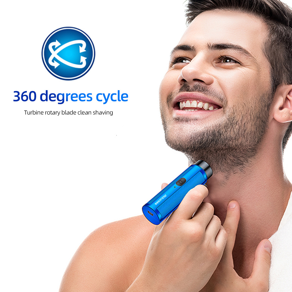Mini Barbeador Elétrico Recarr - Men'S Grooming Shaver avaliação e preço